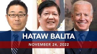 UNTV Hataw Balita Pilipinas  November 24 2022 [upl. by Aneerol96]