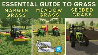 ESSENTIAL GUIDE TO GRASS YIELD  Farming Simulator 22 [upl. by Suzy11]