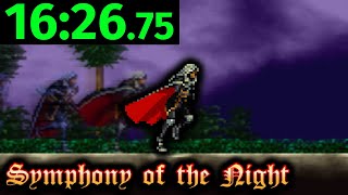 Its Finally OVER Castlevania SotN Any Speedrun in 1626 World Record [upl. by Stauder]