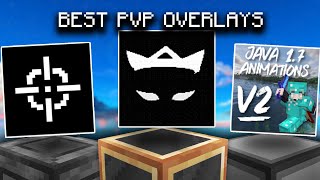 The BEST PVP Overlays For Minecraft BedrockMCPE [upl. by Anaujnas103]