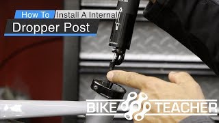 How to install a internally routed dropper post Command Post [upl. by Wahlstrom]