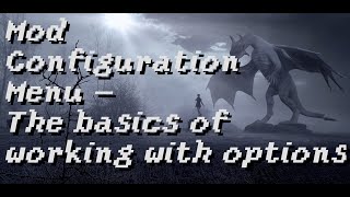 SkyUI Mod Configuration Menu 2  The basics of working with options [upl. by Savannah924]