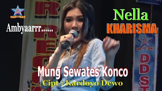 Nella Kharisma  Mung Sewates Konco  Dangdut OFFICIAL [upl. by Nrubloc]