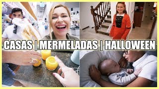 VISITAMOS una casa ¡NOS ENCANTA amp PREPARÁNDONOS para HALLOWEEN  vlog diario [upl. by Kaye]