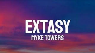 Myke Towers  MÁS ALLÁ Lyric Video [upl. by Nnylarac]