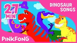 Tyrannosaurus Rex and 23 songs Dinosaur Songs   Compilation  Pinkfong Songs for Children [upl. by Pedaiah]