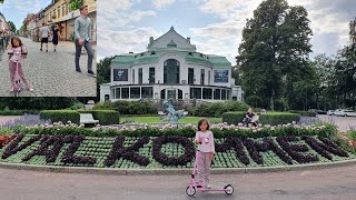 SWEDEN KRISTIANSTAD CENTRAL WALKING TOUR [upl. by Lewak]