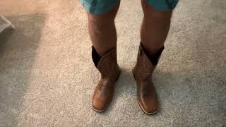 Checking out Square Toe Cowboy Boots [upl. by Derayne]