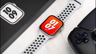 Apple Watch SERIES 7 NIKE EDITION  REVIEW [upl. by Auburn168]