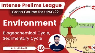 L6 Biogeochemical Cycle Sedimentary Cycle  Environment  Intense Prelims League  UPSC CSEIAS [upl. by Elleuqar256]