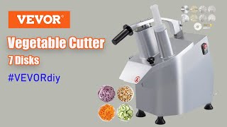 VEVOR MultiFunctional Food Processor  Vegetable Cutter Commercial [upl. by Nnylrats]