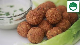 Easy Falafel Recipe काबुली चना फलाफल [upl. by Morna22]