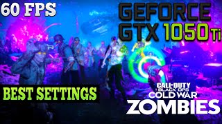 COD cold war zombies GTX 1050 ti benchmarks  BEST Settings [upl. by Neeluj824]