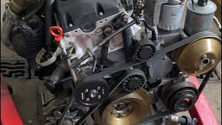 Legend OM603 35L W140 overhaul mounted with 6speed manual and instal to W460 G class Pt3 [upl. by Porett]