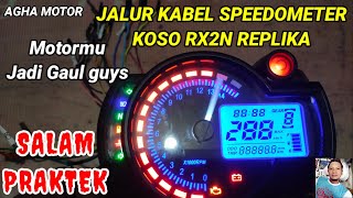 jalur kabel speedometer koso rx2n replika [upl. by Eimmas]