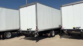 New Peterbilt 537 NONCDL Box trucks DieselAuto with liftgate ready to roll [upl. by Rollins]