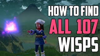 How to Find All 107 Wisps  Pokémon Legends Arceus [upl. by Kuhlman]