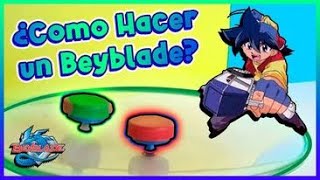 ✨Como Hacer un Beyblade Casero😙 NUEVO METODO Diegoctober ツ [upl. by Knighton]