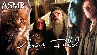 ASMR ✦ La historia de Argus Filch Harry Potter 🐈‍⬛🗝️🕯️susurros español [upl. by Wil]