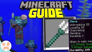 How To Get An OP Trident  Minecraft Guide Episode 52 Minecraft 1152 Lets Play [upl. by Aldis]