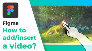How to AddInsert Video in Figma  Embed Video in Prototype using Anima [upl. by Ahserkal]