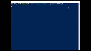 How to Get File hashes using Windows PowerShell [upl. by Kcirde]