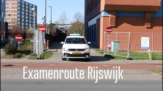 EXAMENROUTE RIJSWIJK [upl. by Womack888]