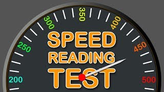 How Fast you can Read  Speed Reading Test [upl. by Ahseit900]