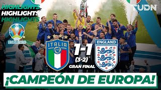 Highlights  Italia 1321 Inglaterra  UEFA Euro 2020  Final  TUDN [upl. by Lazaruk258]