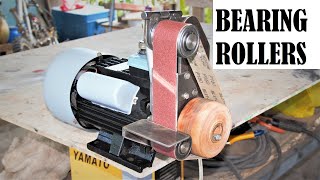 Making a Powerful Belt Sander Using Bearings [upl. by Ulric]