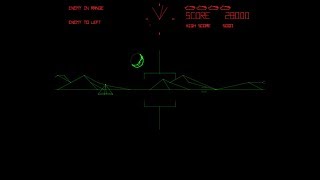 Arcade Longplay  Battle Zone 1980 Atari [upl. by Ainud]