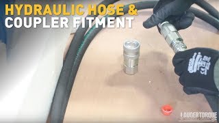 Workshop 101  Episode 1  Fitting hydraulic hoses amp couplers to your Earth Drill [upl. by Tengler]