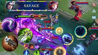 ONE MAN ARMY SAVAGE TOP 1 GLOBAL LEOMORD  Avory  MLBB [upl. by Nalro]