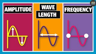 Wavelength Frequency Time Period and Amplitude  Physics [upl. by Polinski107]