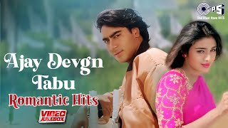 Ajay Devgn Tabu Romantic Hits  90s Hits Hindi Songs  Sadabahar Songs Bollywood Hits Video Jukebox [upl. by Akcirred]