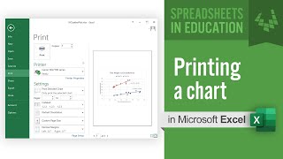 Printing a Chart in Excel [upl. by Lamraj908]