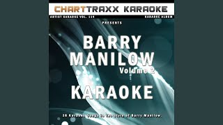 Mandy Karaoke Version In the Style of Barry Manilow [upl. by Oirtemed]