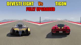 Lampadati Tigon Vs Principe Deveste Eight  Speed Test  GTA 5 Online [upl. by Orose]