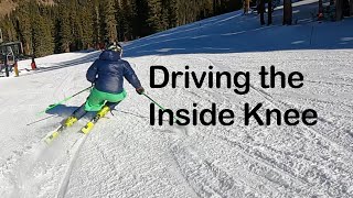 Use of the inside leg to change turn radius [upl. by Kinzer]