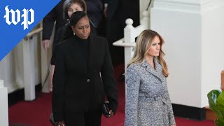 Melania Trump joins first ladies at Rosalynn Carter memorial [upl. by Lengel564]