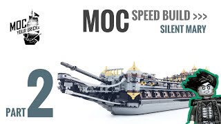 Lego pirate ship MOC  Silent Mary Speed Build Part 2 [upl. by Rolan699]