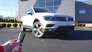 2019 Volkswagen Tiguan SEL Premium Start Up Test Drive Walkaround and Review [upl. by Duncan469]