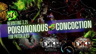 PoE 323 Poisonous Concoction League Starter  BUILD UPDATE [upl. by Elspet]