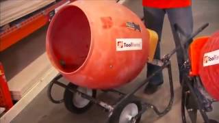 The Home Depot Tool Rental Center Cement Mixers [upl. by Haianeb]