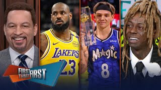 Can Lakers make an NBA Finals run this year McClung completes Slam Dunk 3peat  FIRST THINGS FIRST [upl. by Huff]