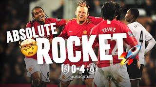 Absolute ROCKET 🚀😱  Fulham 04 Man Utd [upl. by Shaia]