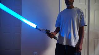 TriGuard Retractable LightSaber  new lightsaber tech [upl. by Aidualk]