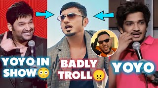 YO YO HONEY SINGH IN KAPIL SHARMA SHOW 😳 YOYO VS BADSHAH TROLL‼️ MUNAWAR MET YOYO  VIGDIYAN HEERAN [upl. by Nahtaoj]