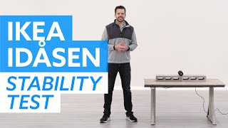 Ikea Idasen Standing Desk Stability Test [upl. by Mazur]