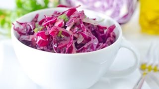 Red cabbage coleslaw recipe with mayo [upl. by Kelton]